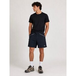Novara Black Cycling Shorts S Belted Reflective Mountain Bike Outdoor